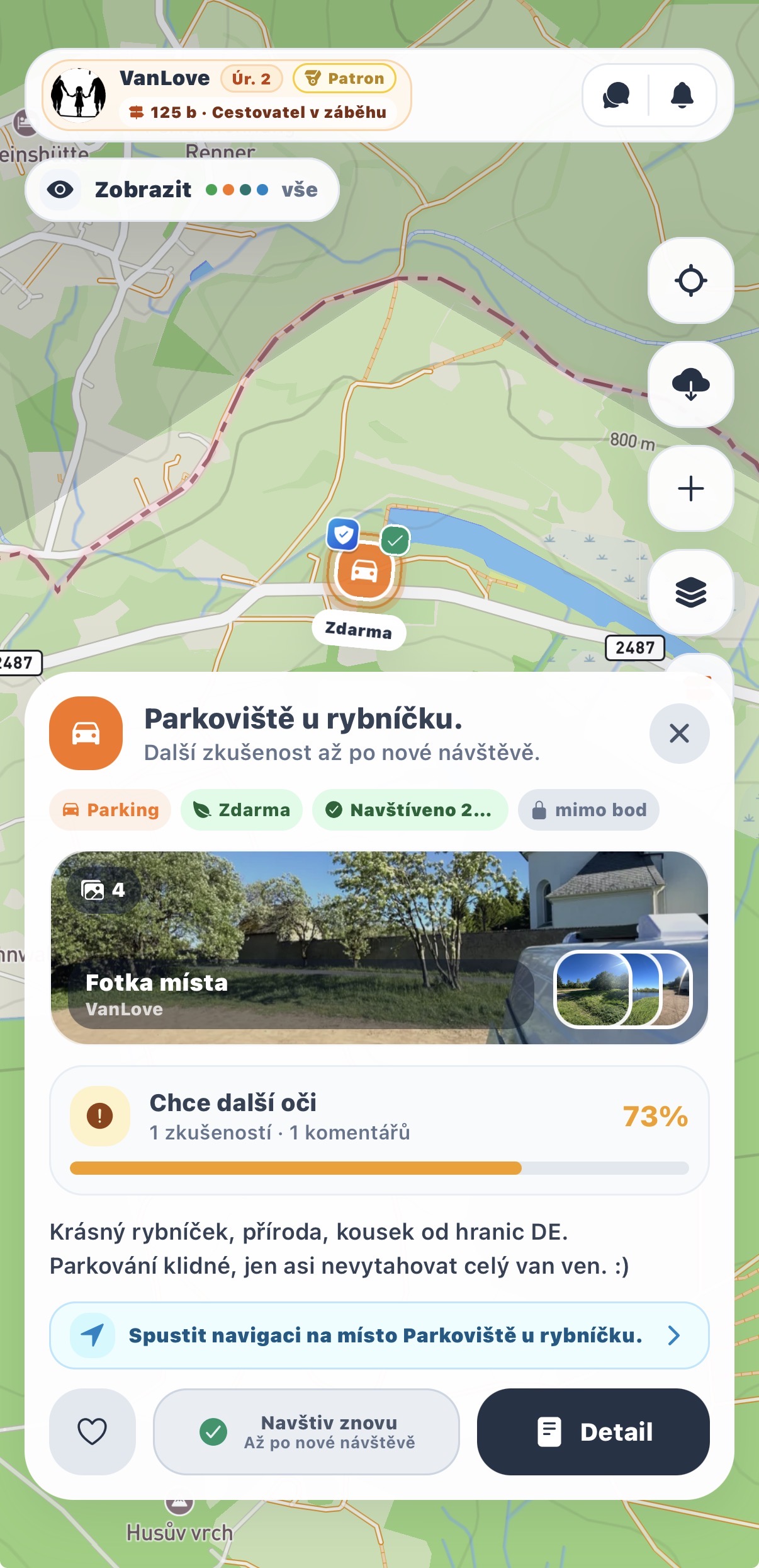 Preview of a parking place in Vanzee